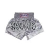 Han Muay Thai Shorts Silver -Thefightfactory Shop 105 Han Muay Thai Shorts Silver