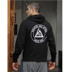 Gracie Jiu Jitsu Black Zip Hoodie 9 Gracie Jiu Jitsu Black Zip Hoodie -Thefightfactory Shop 1111 78fcb76f c938 4c43 a8f3 e9d765a4c69f