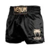 Venum Classic Muay Thai Shorts Black/Gold -Thefightfactory Shop 117 Venum Classic Muay Thai Shorts BlackGold