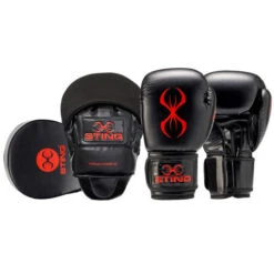 Sting Armaforce Boxing Gloves Focus Mitts Combo Kit