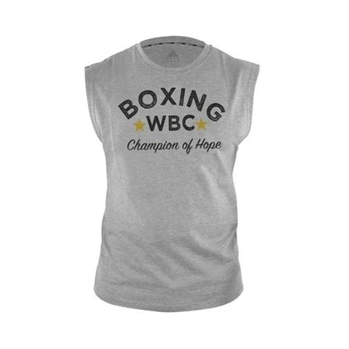 Adidas Wbc Sleeveless T-Shirt Grey 3 Adidas Wbc Sleeveless T-Shirt Grey