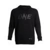 ONE FC Pullover Hoodie - Black/Black -Thefightfactory Shop 15 ONE Black Monotone Pullover Hoodie