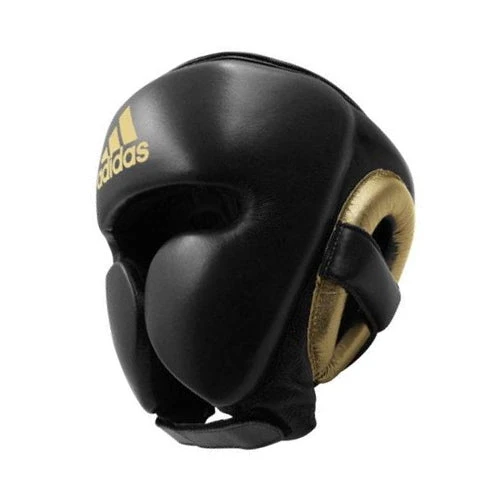 Adidas Boxing Adistar Pro Head Guard Black Gold 3 Adidas Boxing Adistar Pro Head Guard Black Gold