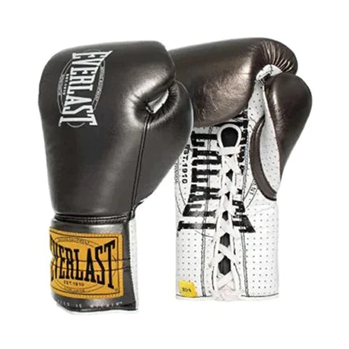 Everlast Boxing 1910 Classic Fight Gloves 10oz Lace Up 6 Everlast Boxing 1910 Classic Fight Gloves 10oz Lace Up - Image 4