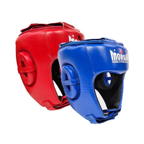 Morgan Boxing Leather Open Face Headgear 3 Morgan Boxing Leather Open Face Headgear