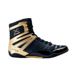 Sting Viper Boxing Shoes - Black Gold 6 Sting Viper Boxing Shoes - Black Gold -Thefightfactory Shop 2 Sting Viper Boxing Shoes Black Gold