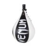 Venum Speed Bag - Skintex Leather - Black/Ice -Thefightfactory Shop 28 Venum Speed Bag Skintex Leather BlackIce