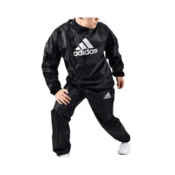 Adidas Sauna Sweat Suit - Black