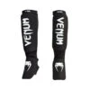 Venum Kontact Shin Guards - Black/White -Thefightfactory Shop 42 Venum Shin Instep Guards