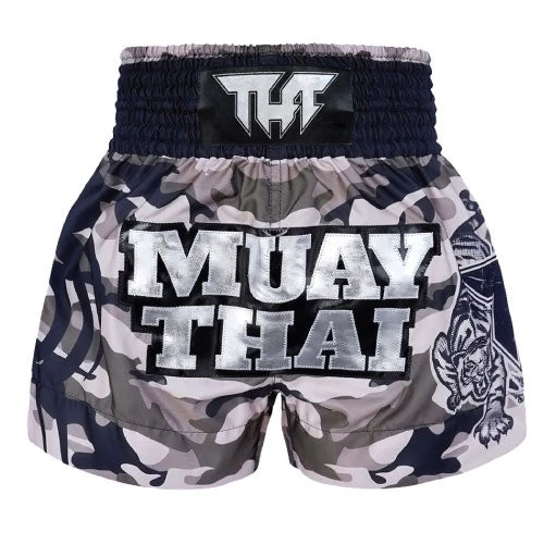TUFF Grey Camouflage Muay Thai Boxing Shorts 3 TUFF Grey Camouflage Muay Thai Boxing Shorts