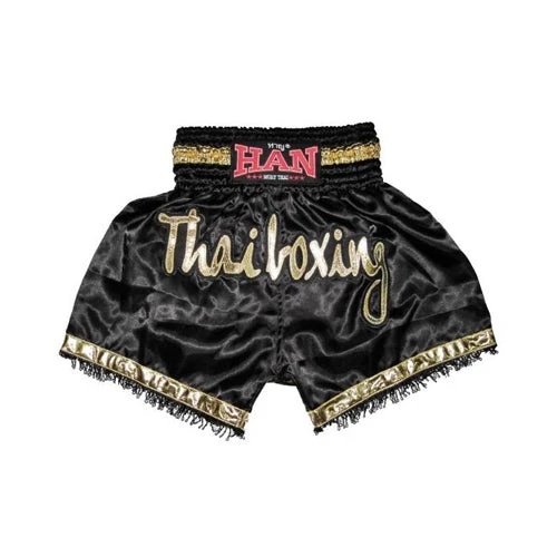 Han Muay Thai Boxing Shorts Thai Boxing Tassle 3 Han Muay Thai Boxing Shorts Thai Boxing Tassle