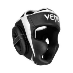 Venum Elite Headgear - Black White