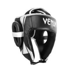 Venum Challenger Open Face Headgear Black White