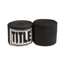 Title Mexican Style 180" Boxing Hand Wraps Black
