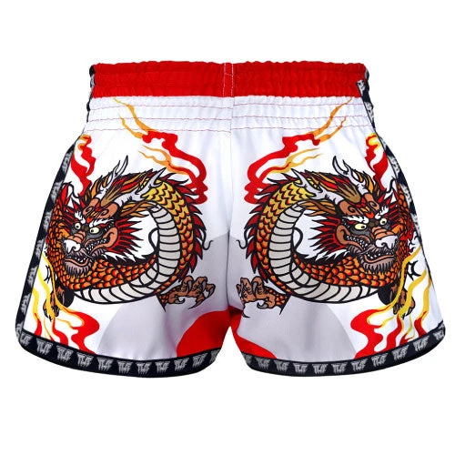 TUFF Retro Muay Thai Shorts Chinese Dragon 4 TUFF Retro Muay Thai Shorts Chinese Dragon - Image 2