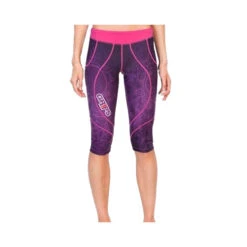 Grips Womens Short Athletic Leggings Purple Spring