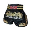 Han Muay Thai Shorts - The Showdown Black 1 Han Muay Thai Shorts - The Showdown Black -Thefightfactory Shop 64 Han Muay Thai Shorts The Showdown Black
