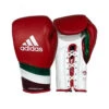 Adidas Adispeed Boxing Gloves Lace Up Red White -Thefightfactory Shop 7 Adidas Adispeed Boxing Gloves Lace Up Red White