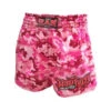 Han Muay Thai Boxing Shorts Pink Camo 1 Han Muay Thai Boxing Shorts Pink Camo -Thefightfactory Shop 76 Han Muay Thai Boxing Shorts Pink Camo