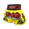 Han Muay Thai Shorts The Showdown - Yellow 2 Han Muay Thai Shorts The Showdown - Yellow -Thefightfactory Shop 78 Han Muay Thai shorts The Showdown Yellow