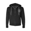 Gracie Jiu Jitsu Black Zip Hoodie -Thefightfactory Shop 8 Gracie Black Zip Hoodie