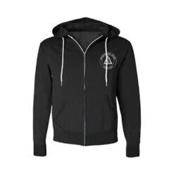 Gracie Jiu Jitsu Black Zip Hoodie