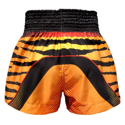 TUFF Orange Cruel Tiger Thai Boxing Shorts 4 TUFF Orange Cruel Tiger Thai Boxing Shorts - Image 2