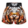 TUFF Orange Cruel Tiger Thai Boxing Shorts 2 TUFF Orange Cruel Tiger Thai Boxing Shorts -Thefightfactory Shop 9998