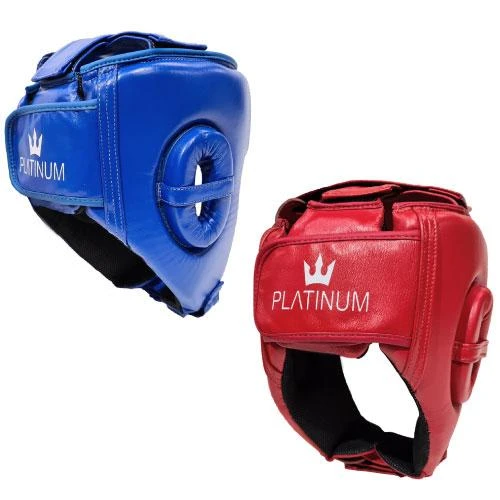 Morgan Boxing Leather Open Face Headgear 4 Morgan Boxing Leather Open Face Headgear - Image 2