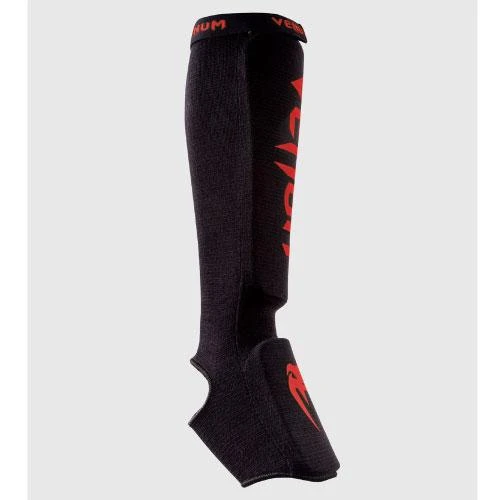 Venum Kontact Shin Guards - Black/Red 4 Venum Kontact Shin Guards - Black/Red - Image 2