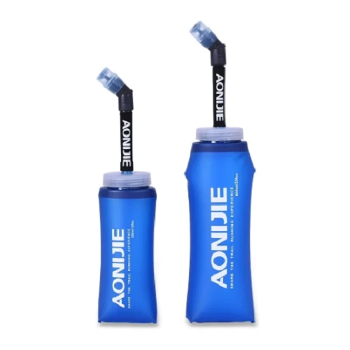 Aonijie Folding Collapsible Soft Flask Water Bottle With Straw 3 Aonijie Folding Collapsible Soft Flask Water Bottle With Straw