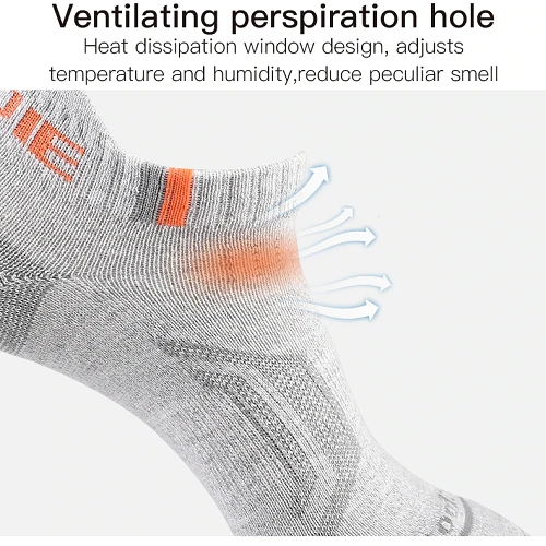 Aonijie Coolmax Low Cut Running Socks 3Pairs 7 Aonijie Coolmax Low Cut Running Socks 3Pairs - Image 5