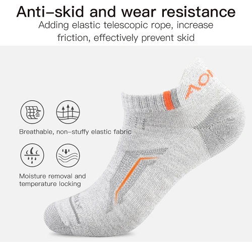 Aonijie Coolmax Low Cut Running Socks 3Pairs 8 Aonijie Coolmax Low Cut Running Socks 3Pairs - Image 6