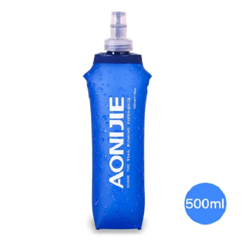 Aonijie Folding Collapsible Soft Flask Water Bottle 7 Aonijie Folding Collapsible Soft Flask Water Bottle - Image 5