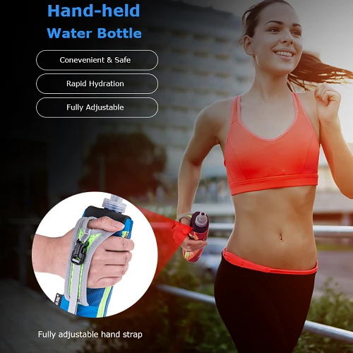 Aonijie Running Hand-held Water Bottle Storage 6 Aonijie Running Hand-held Water Bottle Storage - Image 4