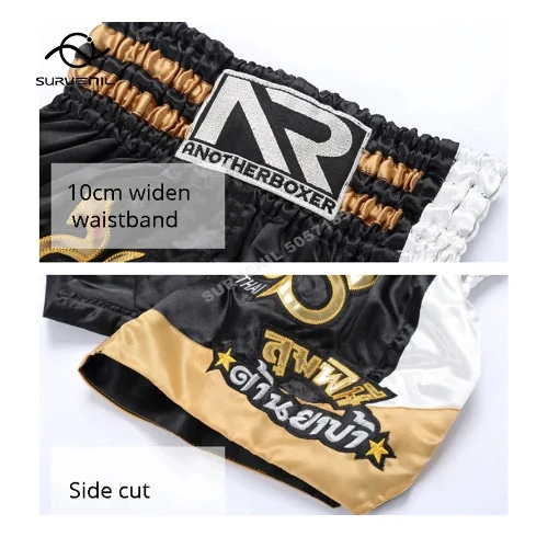 Another Boxer Muay Thai Shorts Orange 4 Another Boxer Muay Thai Shorts Orange - Image 2