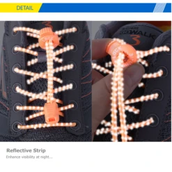 Aonijie No Tie Shoe Lock Laces One Pair 17 Aonijie No Tie Shoe Lock Laces One Pair -Thefightfactory Shop AonijieNoTieShoeLockLaces3