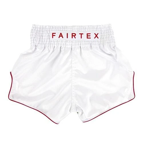 Fairtex Slim Cut Muay Thai Shorts Satoru White BS1908 5 Fairtex Slim Cut Muay Thai Shorts Satoru White BS1908 - Image 3