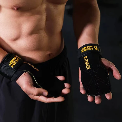 Be Fearless Gym Weightlifting Grips 6 Be Fearless Gym Weightlifting Grips - Image 4