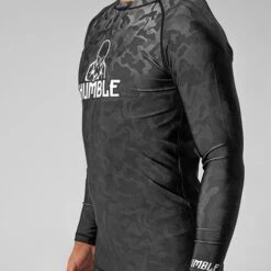 Humble Black Camo Rashguard -Thefightfactory Shop Blackcamosideview2500x500x72px