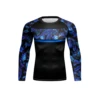 CL Sport Tropics Rashguard Long Sleeve Blue 1 CL Sport Tropics Rashguard Long Sleeve Blue -Thefightfactory Shop CL Sport Tropics Blue LS