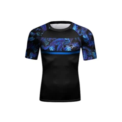 CL Sport Tropics Rashguard Short Sleeve Blue