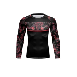 CL Sport Tropics Rashguard Long Sleeve Red