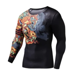 CL Sport Chinese Dragon Long Sleeve Rashguard -Thefightfactory Shop CLSportChineseDragonLongSleeveRashguard1