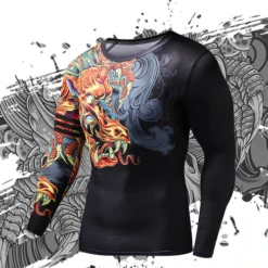 CL Sport Chinese Dragon Long Sleeve Rashguard -Thefightfactory Shop CLSportChineseDragonLongSleeveRashguard3