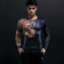 CL Sport Chinese Dragon Long Sleeve Rashguard -Thefightfactory Shop CLSportChineseDragonLongSleeveRashguard5