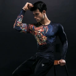 CL Sport Chinese Dragon Long Sleeve Rashguard -Thefightfactory Shop CLSportChineseDragonLongSleeveRashguard6