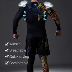 CL Sport Chinese Dragon Long Sleeve Rashguard -Thefightfactory Shop CLSportChineseDragonLongSleeveRashguard7