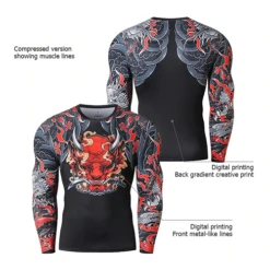 CL Sport Demon Long Sleeve Rashguard -Thefightfactory Shop CLSportDemonLSRashguard1