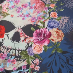 CL Sport Women Skull Roses Rashguard Short Sleeve -Thefightfactory Shop CLSportWomenSS LS1